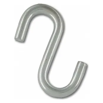 Nábytkové kování S-hák otevřený Pzn 38x10x4mm