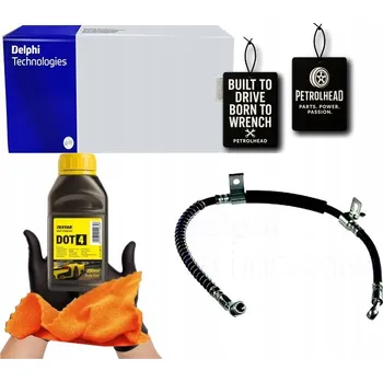 Brzdová hadice BRZDOVÁ HADICE PRUŽNÁ PŘEDNÍ L KIA SORENTO I 2 #Petrolhead Pro+ Kit15