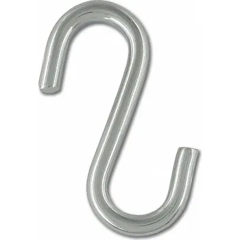 Nábytkové kování S-hák otevřený Pzn 55x14x5mm