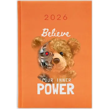 Kalendář Knižkový kalendář 2026 A5 FunnyCase modrý