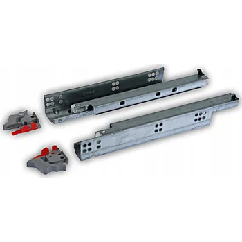 Nábytkové kování POJEZD PRO ZÁSUVKY HAFELE FAVORIT S BRZDOU 350/19MM NOSNOST AŽ 30KG