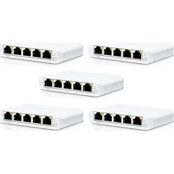 Počítač USW-Flex-Mini-5 Switch Flex Mini, L2, 5×GLAN, 1×PoE, bal. 5 ks