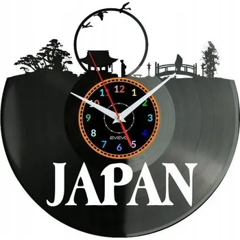 Hodiny Japonské Nástěnné Hodiny Vinylová Deska Moderní Dekorativní Dárek k Narozeninám