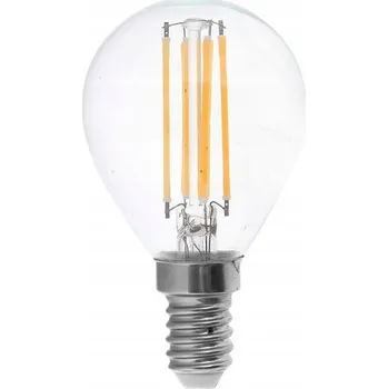 Žárovka LED Žárovka Dekorativní Filament Stmívatelná Kulička E14 P45 4W 3000K