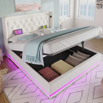 Postel Jednolůžková dřevěná postel Arhatreya 160x200 bílá