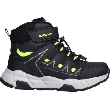 Pánská zimní obuv Dětské zimní boty LOAP STERN 35 Černá, Šedá, Reflexní neon