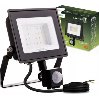 Halogenový reflektor, neutrální bílá, 2700 lm, 30 W, s pohybovým senzorem