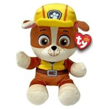 plyšák Beanie Babies Lic Soft Psi Patrol - Rubble 15cm