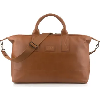 Kabelka KABELKA GANT LEATHER DUFFLE BAG COGNAC