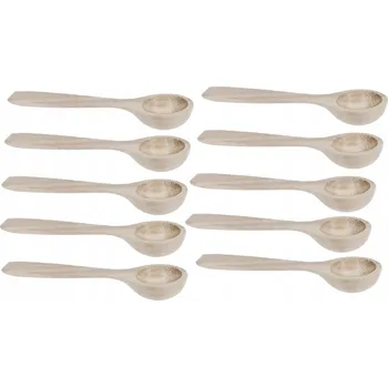 Příbor Dřevěná lžička 6 cm k nabírání soli, cukru - 100 kusů