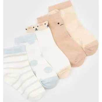 Sinsay - Sada 5 párů ponožek pro miminko - vícebarevná - 708FF-MLC - 708FF-MLC-R18