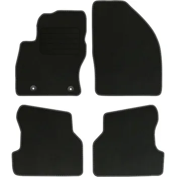 autokoberec Velurové autokoberce s upevněním v sadě Edecor