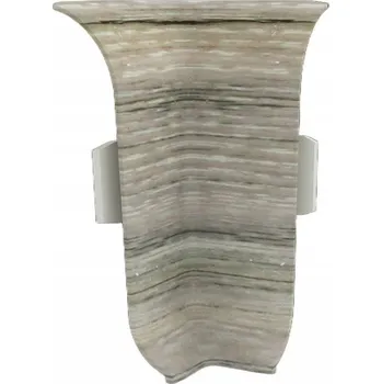 Podlahová lišta Vnitřní roh Vilo PVC 5 x 55, délka 6 cm, dub