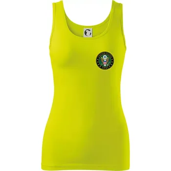 Dámské tričko United States Army barevné - Dámské tílko - 2XL ( Limetková )