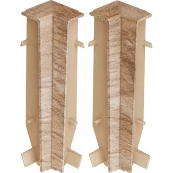 soklová lišta Vnitřní roh Cezar PVC 13 x 80, délka 2 cm, Marsylia Mat