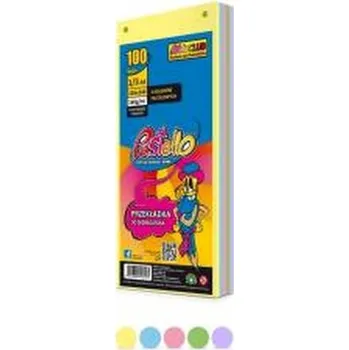 Set školních potřeb Przekładka do segregatora 1/3 A4 100K 5 kolorów