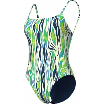 Dámské plavky Dámské tréninkové plavky Arena Women's Tie Back Zebra R.D36|S