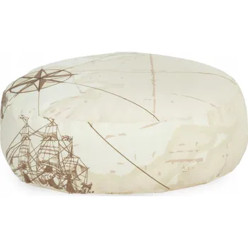 Taburet Zahradní podnožka NYLON dekorativní taburet MODRÁ