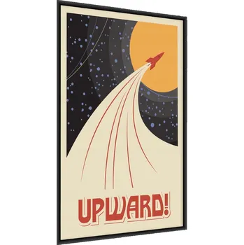 Obraz Plakát do kanceláře KOSMOS Typografie Vintage 30x40 v rámu 30 x 40 cm