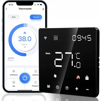 POKOJOVÝ TERMOSTAT WIFI DIGITÁLNÍ LED REGULÁTOR 16A