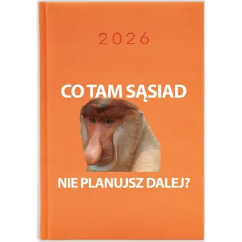 Kalendář Knižkový kalendář 2026 A5 FunnyCase modrý