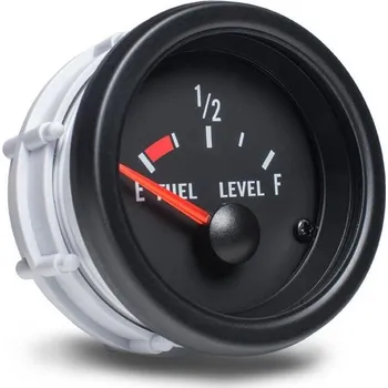 Budík Přídavný budík do auta Auto Gauge - ukazatel hladiny paliva, černý