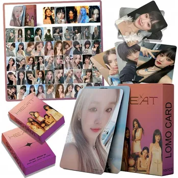 Obraz 55 SZT NOWY IDOL ALBUM PERIFERNÍ PLAKATÓW ZDJĘĆ KART LOMO GIDLE HEAT