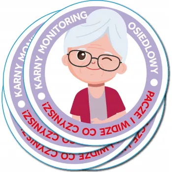 samolepka Samolepky za špatné parkování na auto BABIČKA 1 ks