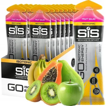 SIS GO ISOTONIC GEL ENERGETICKÝ GEL 10x60ml Ovocný salát - Více druhů ovoce