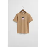 TRIČKO GANT ARCHIVE SHIELD SS T-SHIRT DARK KHAKI