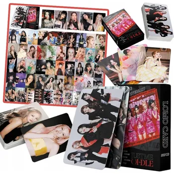 Obraz 55 SZT NOWY IDOL ALBUM PLAKATÓW ZDJĘĆ KART ZESTAW LOMO I-DLE PERIFER.