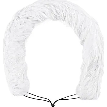 Kočárek HappyBee Kožešinový límec na kočárek, White