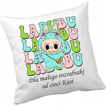 Polštář Polštář filmový, herní, knižní, komiksový, hudební Labubu 40 x 40 cm