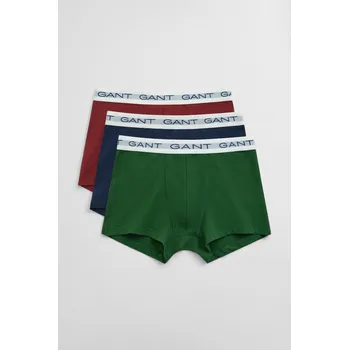 Boxerky SPODNÍ PRÁDLO GANT TRUNK 3-PACK FOREST GREEN