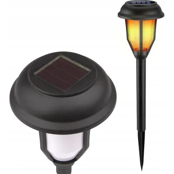 Venkovní osvětlení Solární lampa Masterled , černá, 40,5 cm, 1 ks