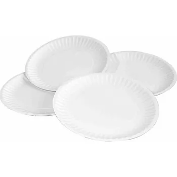 Jednorázové nádobí Papírové talířky 100 ks