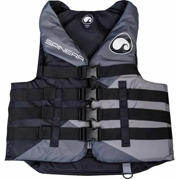 Pánská vesta SPINERA Záchranná vesta Spinera Deluxe Nylon 45N M ČERNÁ|ŠEDÁ