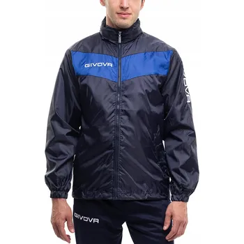 Pánská větrovka Bunda Givova Rain Scudo modro-modrá RJ005 0402 VELIKOST S