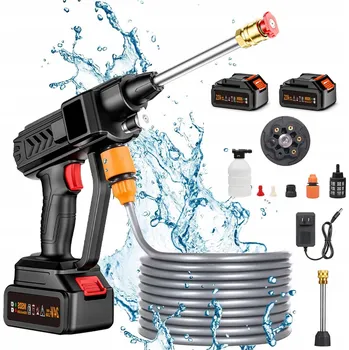 Vysokotlaký čistič AKUMULÁTOROVÁ TLAKOVÁ MYČKA BEZDRÁTOVÁ 24V 30 BAR 300W SADA