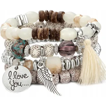 Náramek Náramky Miss Glow 4 kusy