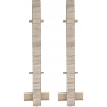 soklová lišta PVC spojka 13 x 80 mm, délka 2 cm, Chalky brown Mat (matná hnědá)