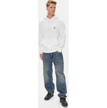 Pánská móda Calvin Klein Jeans Mikina J30J315713 Écru Regular Fit XXL