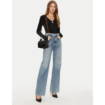 Just Cavalli Jeansy 77PAB503 Modrá Wide Leg 32