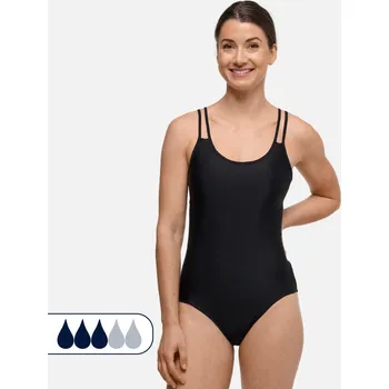 Dámské plavky SORIO Jednodílné menstruační plavky - Střední absorpce 12 LET ČERNÁ