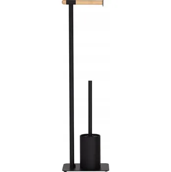 Sealskin Brix 362473619 Stojan na toaletní papír s WC štětkou, černý