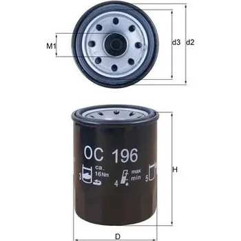 Olejový filtr Olejový filtr KNECHT OC 196