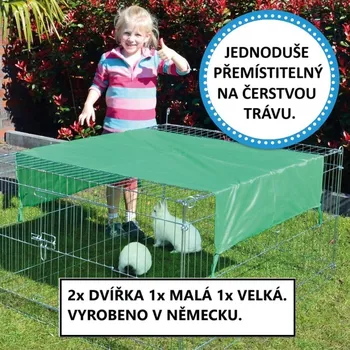 PRODUMAZAHRADU Výběh drátěný velikost S, 120x97x60cm