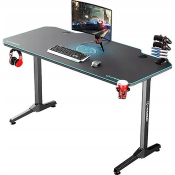 Počítačový stůl Herní stůl Ultradesk Frag V3 MODRÝ - 140x66x76 cm