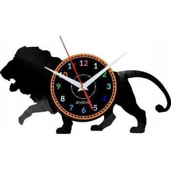 Hodiny LEV HODINY NÁSTĚNNÉ DEKORATIVNÍ MODERNÍ VINYLOVÁ DESKA VINYL EV