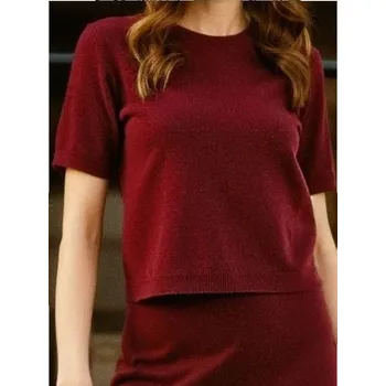 Dámský svetr Sinsay - Svetrová halenka s příměsí vlny - burgundy - 367EU-40X - 367EU-40X-S